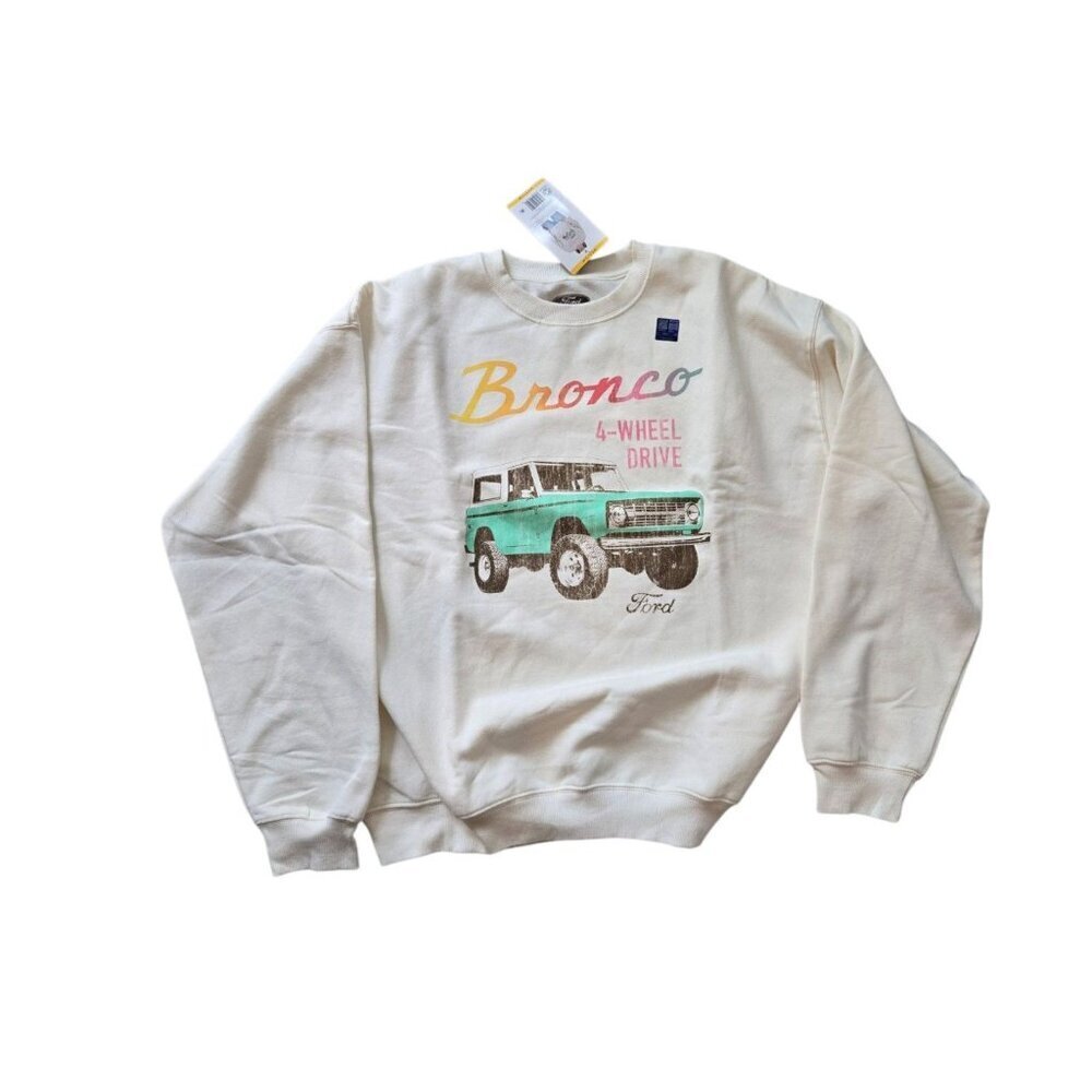 NWT Womens Ford Bronco Sweatshirt Womens Medium Official Licensed 4-wheel Drive - Picture 2 of 4